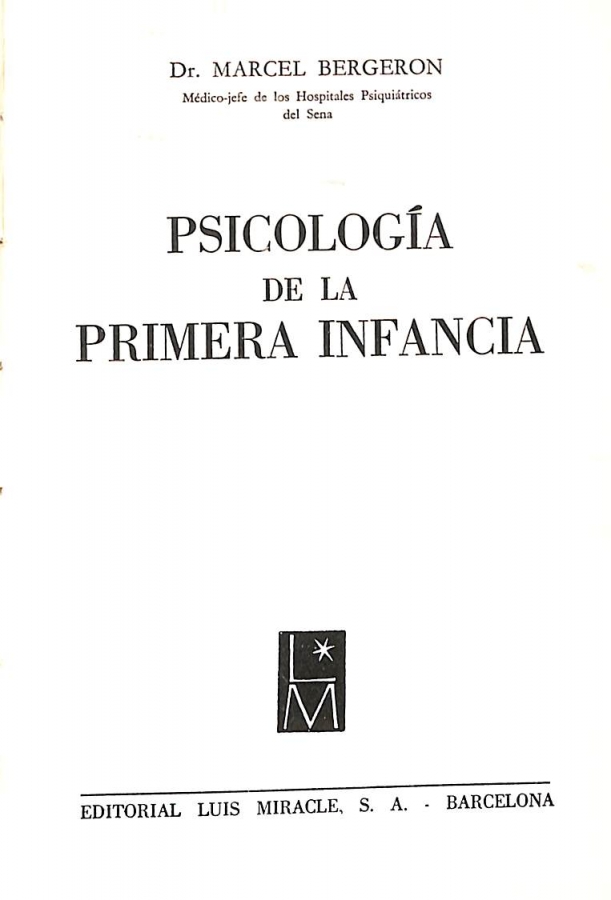 Psicolog A De La Primera Infancia